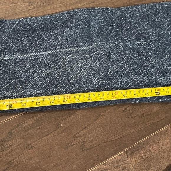 Vintage Women’s Jeans Lee High Waisted Acid Wash Pleated Retro Size 7 Made N USA - Picture 5 of 9